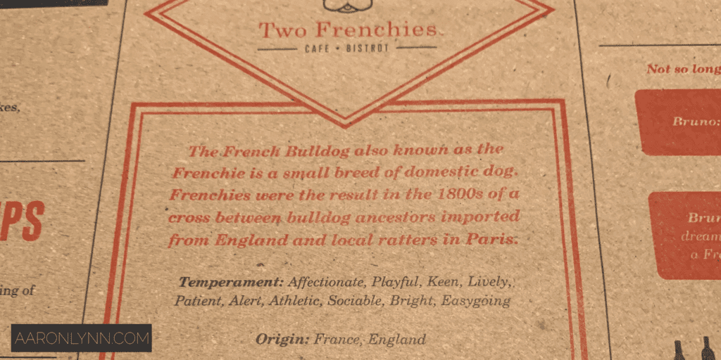 Two Frenchies Compony Core Values