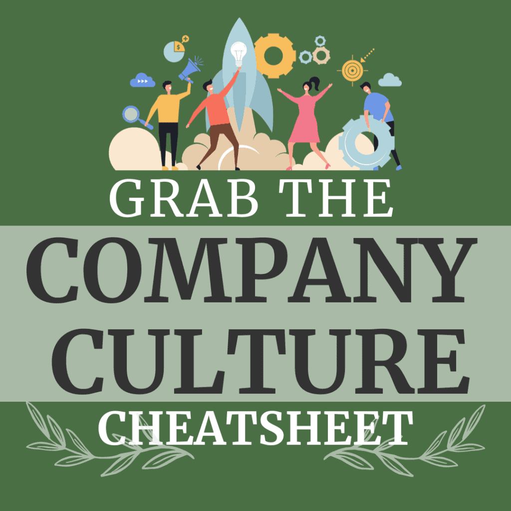 Company Culture Cheatsheet